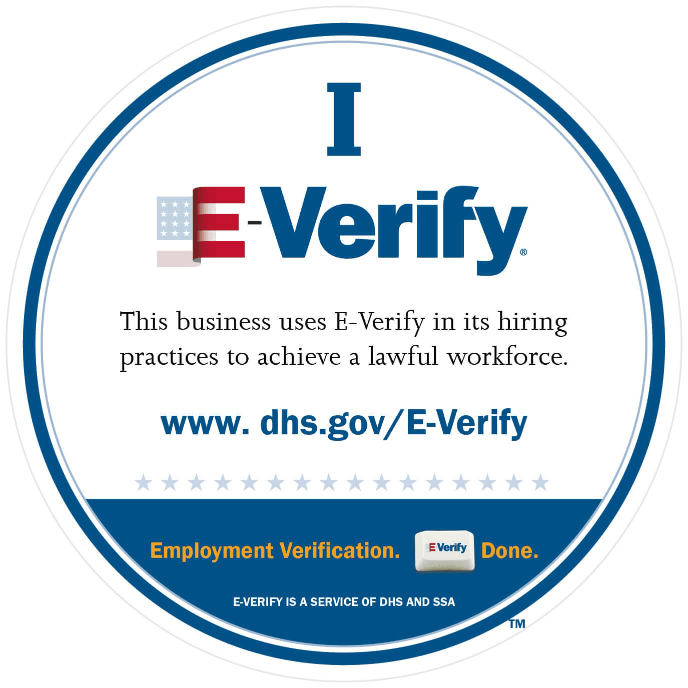 I e-verify badge